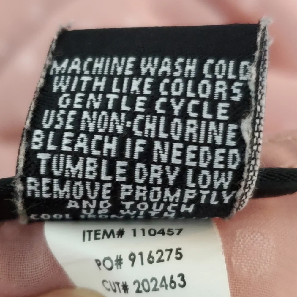 Torrid Pink Polka Dot Ruffle‎ Chiffon Top. Size: 2 - Picture 6 of 8